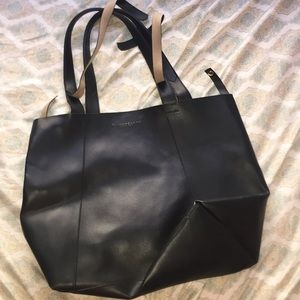 Vintage Black Tote Donna Karan New York